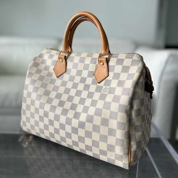 [Authentic] LOUIS VUITTON SPEEDY 30 DAMIER HANDBAG - Picture 1 of 11
